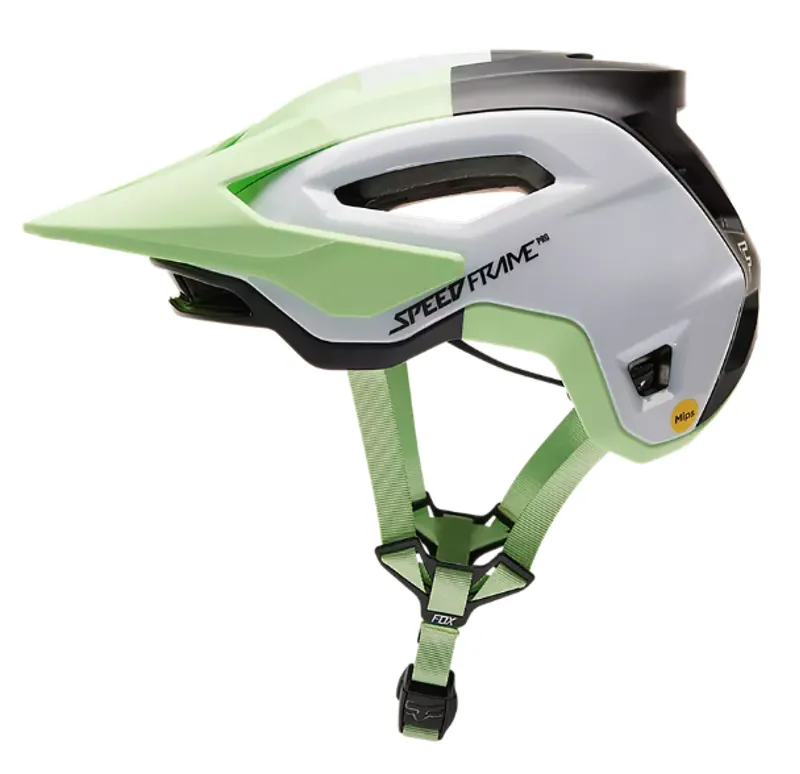 Fox Racing Speedframe Pro Klif Helmet in Cucumber Green-1
